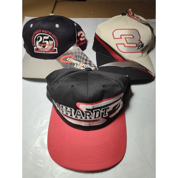 Lot of 3 Dale Earnhardt Hats/Caps All Brand New With Tags - Picture 1 of 14